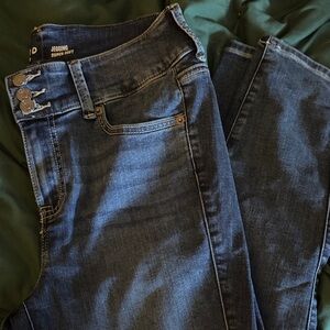 Torrid Indigo Jeggings with Button Detail